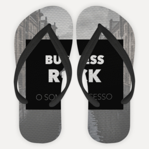Chinelo tira Slim Business Rock